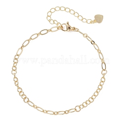 Brass Figaro & Rolo Chain Bracelets for Women&nbsp;BJEW-JB13157