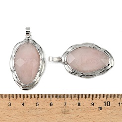 Natural Rose Quartz Faceted Pendants&nbsp;G-D102-02P-04