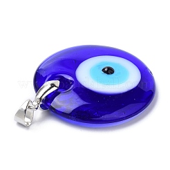 Handmade Evil Eye Lampwork Pendants&nbsp;LAMP-C001-02C