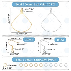 DIY Earring Making Finding Kit&nbsp;STAS-UN0045-52