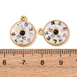 304 Stainless Steel Enamel Pendants&nbsp;STAS-F352-03G-02