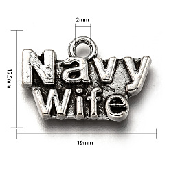Tibetan Style Alloy Pendants&nbsp;X-TIBE-Q051-11AS-LF