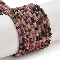 Natural Multicolor Tourmaline Beads Strands&nbsp;G-B088-B02-01