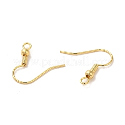 Brass Hoop Earring Findings&nbsp;KK-E098-01G