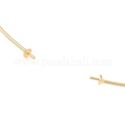 Brass Chocker Necklace Making&nbsp;KK-P354-01G