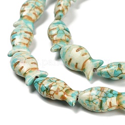 Synthetic Turquoise Beads Strands&nbsp;X-TURQ-F019-01I