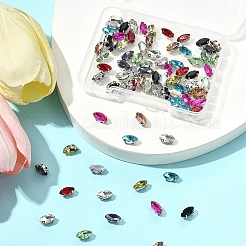 80Pcs 10 Colors Sew on Rhinestone&nbsp;RGLA-FS0001-18
