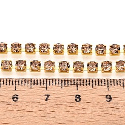 Iron Rhinestone Cup Chains&nbsp;CH-T006-03A-03