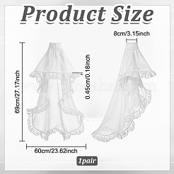 Polyester Lace Oversleeve for Women&nbsp;AJEW-WH0596-855A