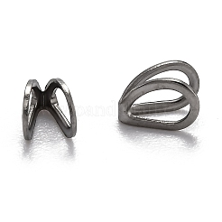 Non-Tarnish 304 Stainless Steel Pendant Bails&nbsp;STAS-F267-06P