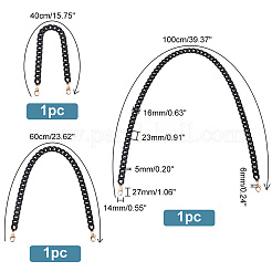 3Pcs 3 Styles Purse Chains&nbsp;DIY-PH0021-34