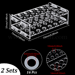 Acrylic Test Tube Display Rack&nbsp;AJEW-WH0434-93B-01-1