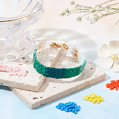 672~800pcs 16 Colors Opaque Acrylic Slide Charms&nbsp;OACR-NB0001-48