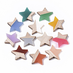 Resin & Wood Cabochons&nbsp;RESI-R425-02