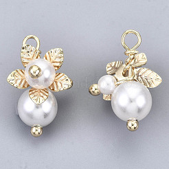 ABS Plastic Imitation Pearl Pendants&nbsp;X-KK-N233-073-NF