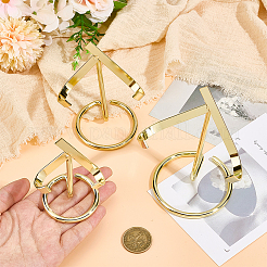 3Pcs 3 Styles Iron Crystal Mineral Display Holder&nbsp;ODIS-PH0002-06