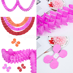Clover Paper Pull Flowers&nbsp;AJEW-NB0001-29