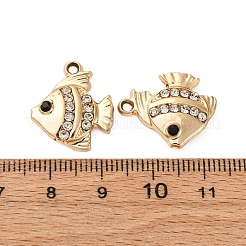 Alloy Rhinestone Pendants&nbsp;PALLOY-S052-05G