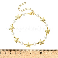 Ocean 304 Stainless Steel Sea Animals Link Chain Anklets for Women&nbsp;AJEW-AN00823-02