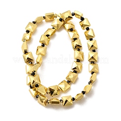 Electroplate Glass Beads Strands&nbsp;EGLA-F166-07