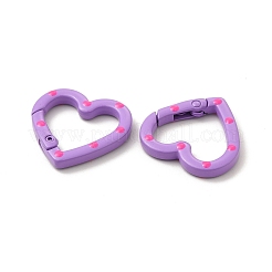 Spray Painted Alloy Spring Gate Rings&nbsp;X-FIND-A027-01