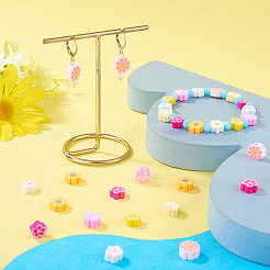 200Pcs 5 Colors Handmade Polymer Clay Bead&nbsp;CLAY-TA0002-14