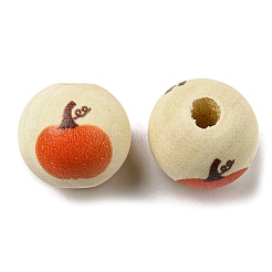 Autumn Wood European Beads&nbsp;WOOD-H105-04E-01