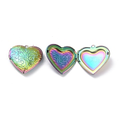 304 Stainless Steel Locket Pendants&nbsp;STAS-O147-02A