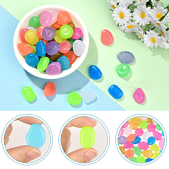 100Pcs Luminous Resin Beads Display Decoration&nbsp;RESI-SP0001-47A