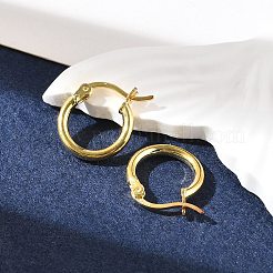 925 Sterling Silver Hoop Earrings&nbsp;STER-P047-13A-G