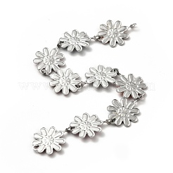 304 Stainless Steel Flower Link Chains&nbsp;CHS-C004-03P