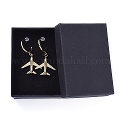 Brass Dangle Stud Earrings&nbsp;EJEW-JE04112-01