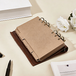 5Pcs Kraft Paper Binder Dividers&nbsp;AJEW-CP0011-76A