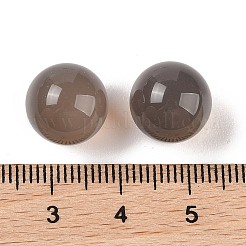 Natural Grey Agate No Hole Sphere Beads&nbsp;G-K353-04B-06