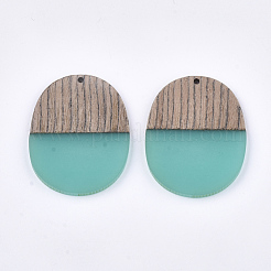 Resin & Wenge Wood Pendants&nbsp;RESI-T023-01H