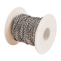 304 Stainless Steel Cuban Link Chains&nbsp;CHS-CJ0001-27P