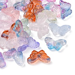 Transparent Spray Painted Glass Beads&nbsp;GLAA-YW0001-56