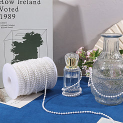 Acrylic Pearl Ball Chains&nbsp;AJEW-WH0766-47B