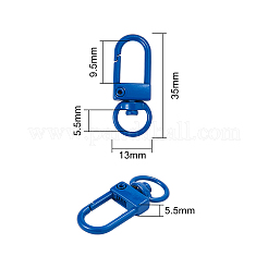 Metal Swivel Clasps&nbsp;PALLOY-CJ0001-46