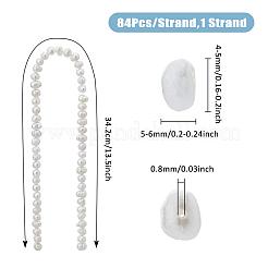 1 Strand Natural Cultured Freshwater Pearl Beads Strands&nbsp;PEAR-FI0001-13