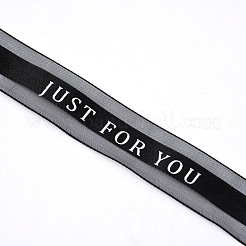Polyester Organza Ribbons&nbsp;ORIB-WH0002-04A