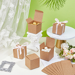 Folding Square Kraft Paper Mailer Boxes&nbsp;CBOX-WH0005-04