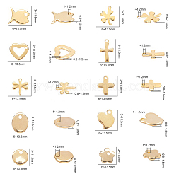 201 & 304 Stainless Steel Charms&nbsp;STAS-P142-M01