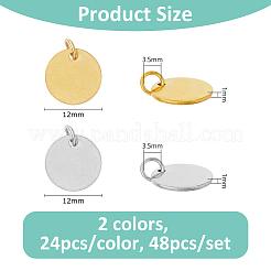 304 Stainless Steel Charms&nbsp;STAS-FH0002-30B