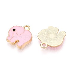 Alloy Enamel Charms&nbsp;PALLOY-T092-31G-03