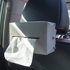 Imitation Leather Tissue Boxes for Car Seat Back&nbsp;AJEW-WH0347-14A