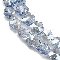 Electroplate Glass Beads Strands&nbsp;EGLA-B011-01A-PL03