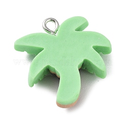 Opaque Resin Pendants&nbsp;RESI-P033-B02