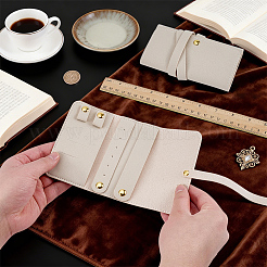 2Pcs PU Leather Jewelry Rolls for Rings Earrings Necklaces&nbsp;AJEW-FG0005-98B