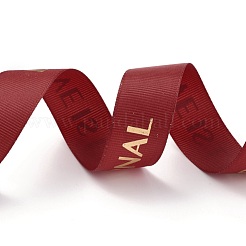 Polyester Grosgrain Ribbons&nbsp;SRIB-H307-02B